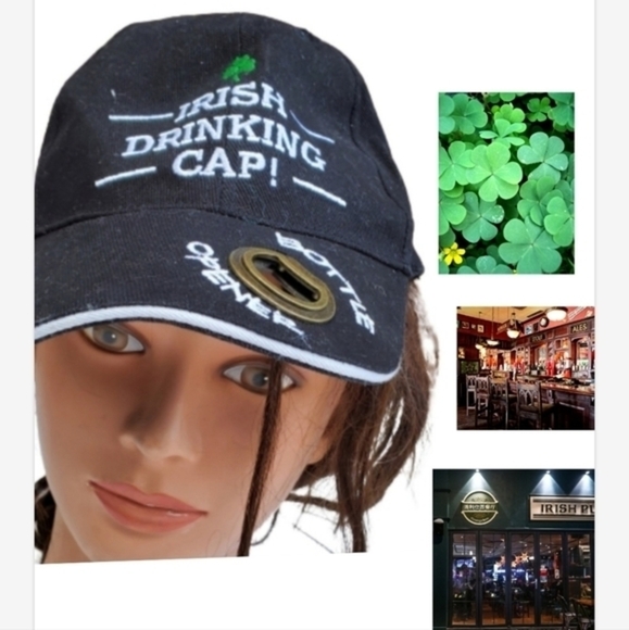 Irish Drinking Cap with‎ opener NEW - Picture 1 of 5
